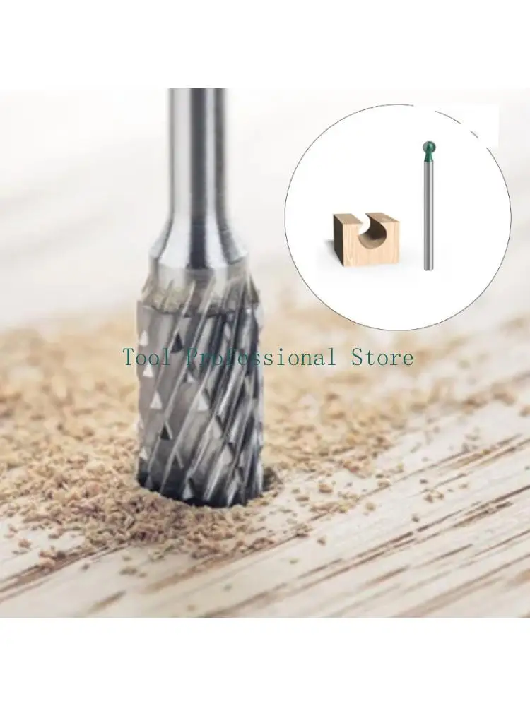 

57QF Ball Nose End Milling Cutter Router Bit for Detailed Engraving Applications
