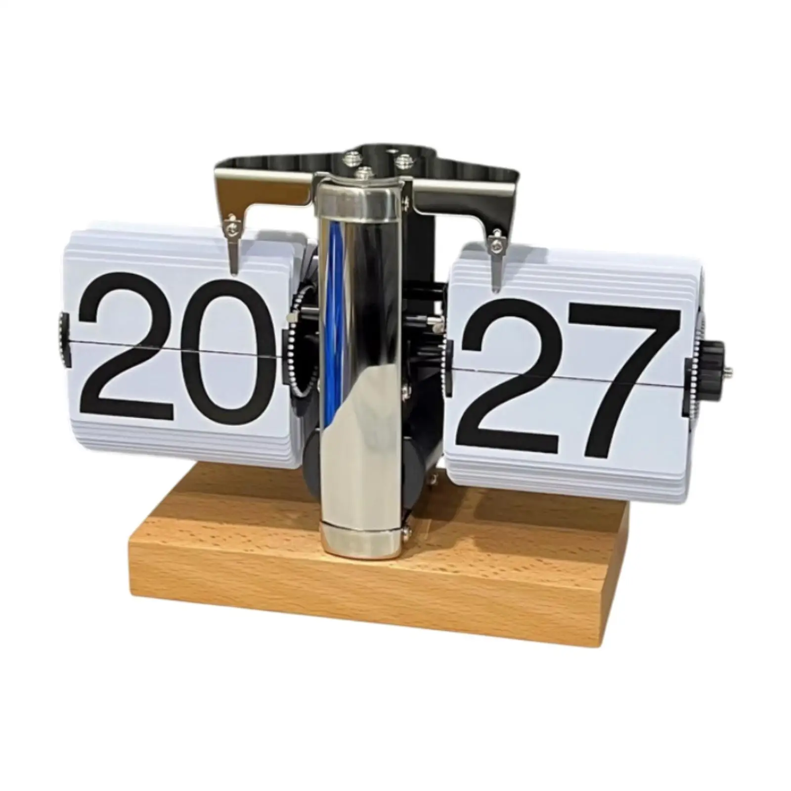 Flip Desk Clock Mechanical Flip Clock for Restaurant Housewarming Gift Home