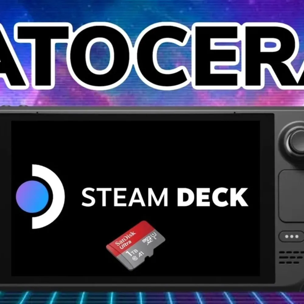 Batocera 256GB 512GB 1TB PRELOADED Pre-Configured Bootable Micro SD Card Plug and Play Arcade System Steam Deck Pc lightgun game