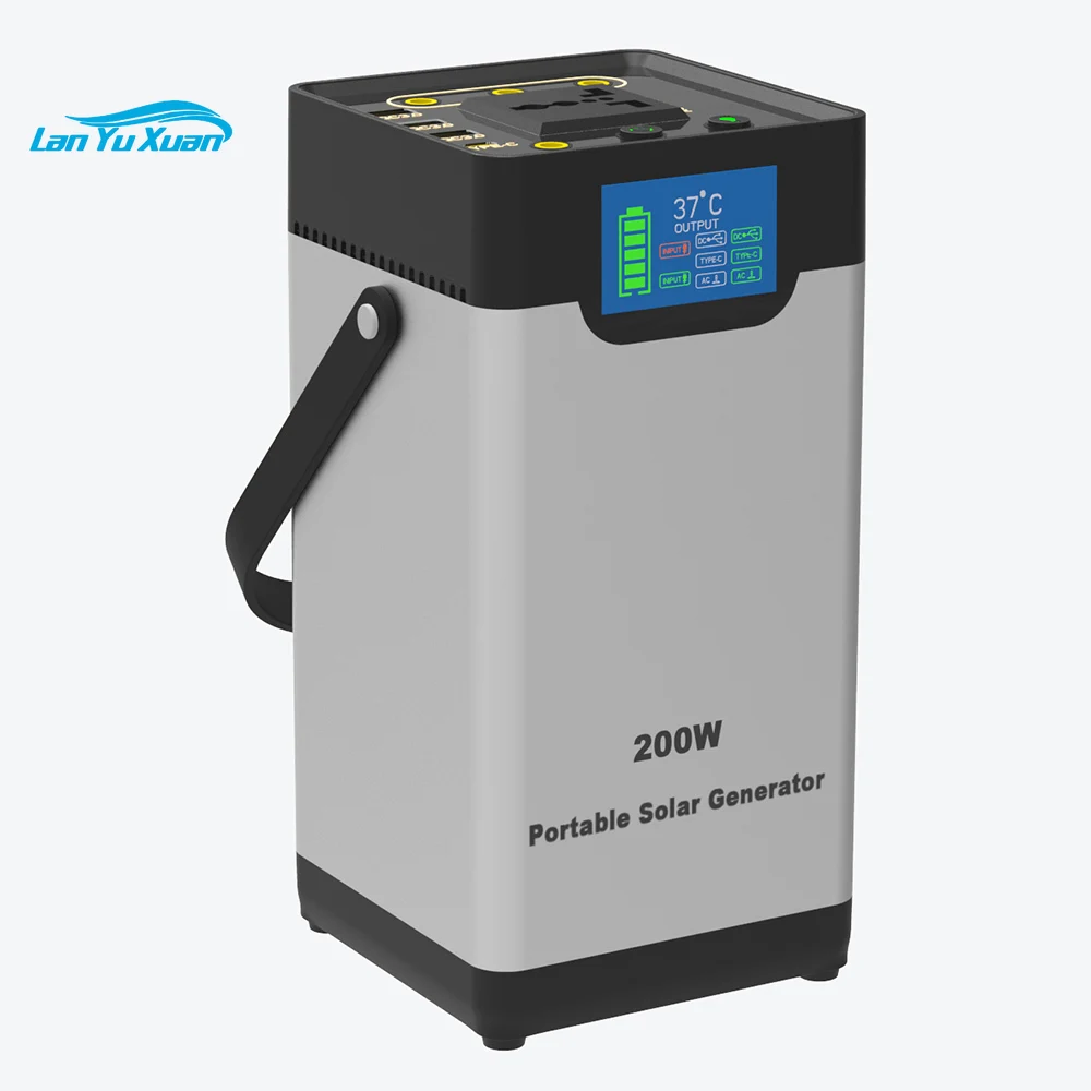 200W SOPRAY SRYG-200 High power AC With Led Light Portable Energy Power Station Generator Charging Banks