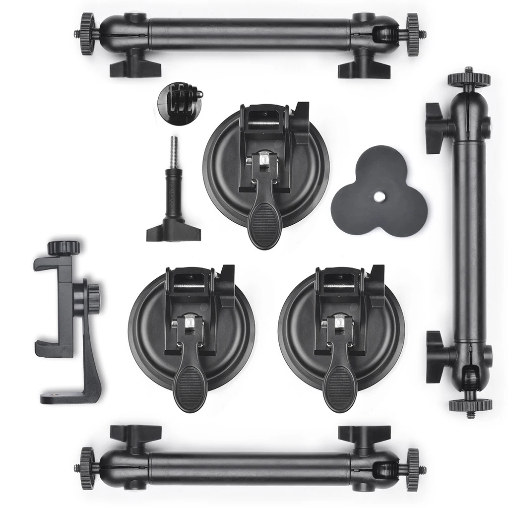 الثلاثي كوب شفاط المكنسة الكهربائية الثقيلة 50 كجم تحميل كاميرا حامل ثلاثي القوائم جبل لكانون نيكون SLR العارض فيديو مثبت أفقي