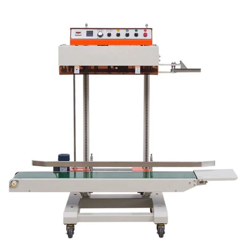 

Automatic Vertical Plastic Film Bags Heat Sealing Machine Continuous Band Sealer Machine QLF-1680