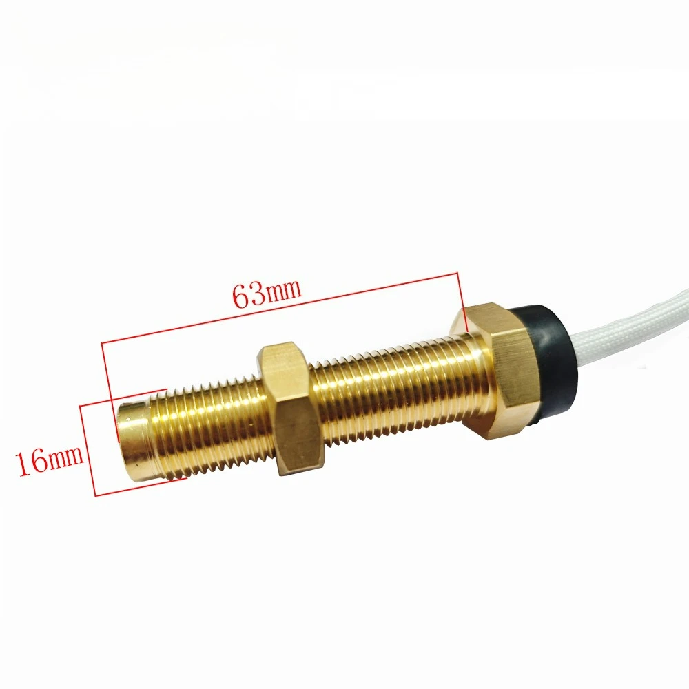 M16 * 1.5*63mm All Copper Speed Sensor Diesel Generator Set Parts