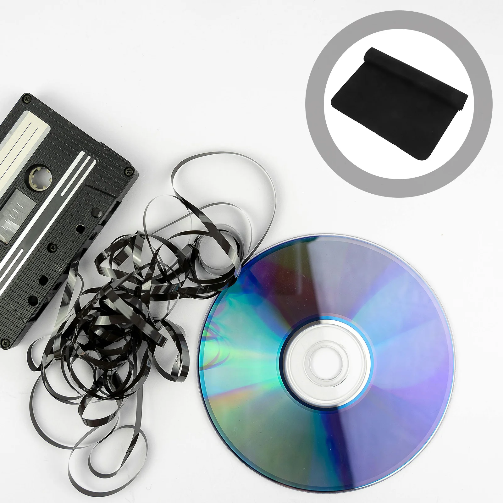 

5Pcs Cd Album Cleaner Cloth Vinyl Record Maintenance Accessory Comfortable Touch Effective Dust Removal Solution