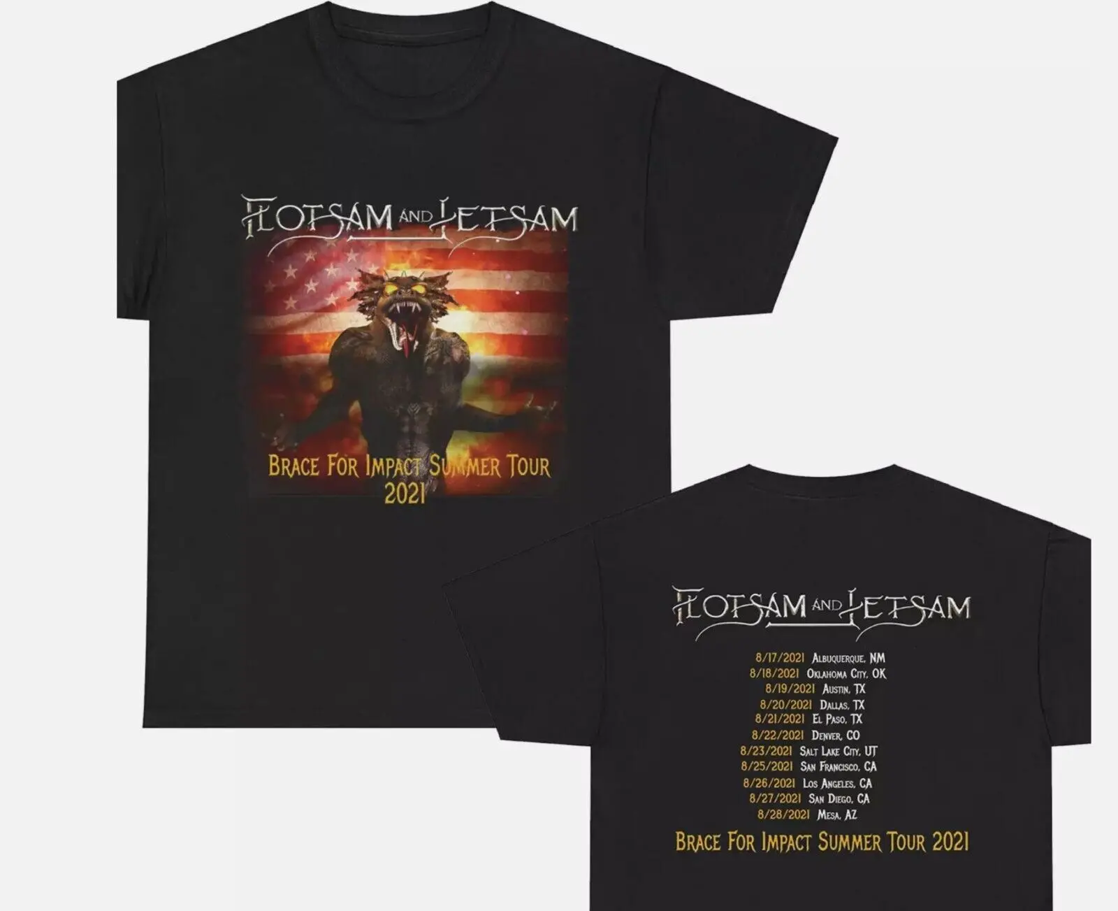 FLOTSAM AND JETSAM 2021 summer tour