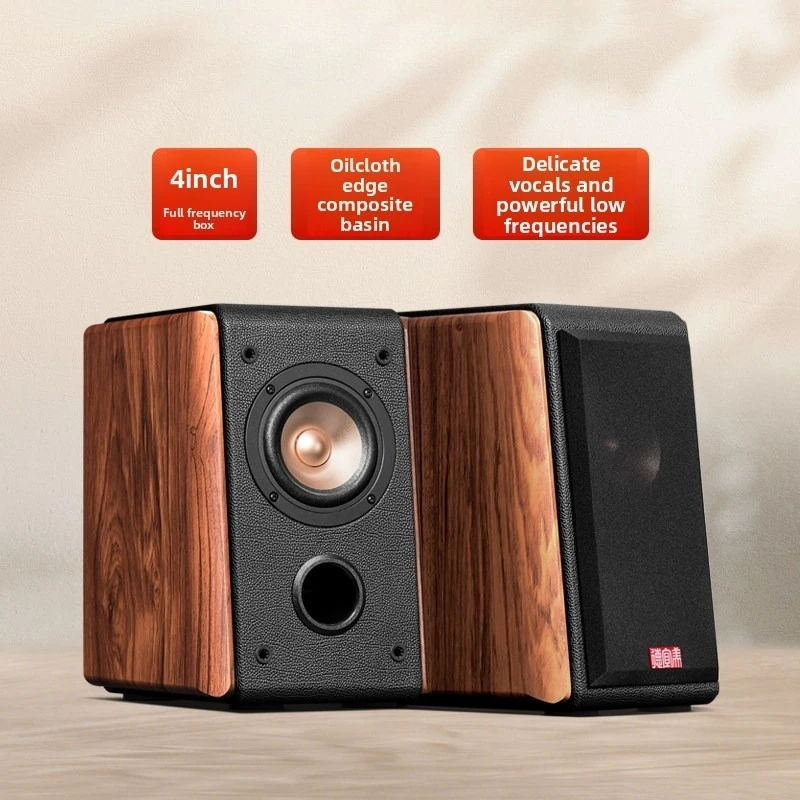 4-Zoll-HiFi-Passiv-Regallautsprecher-Gehäuse-Bausatz mit importiertem Full-Range-Treiber zur Auswahl, 2 Stück/Paar – Detail 4