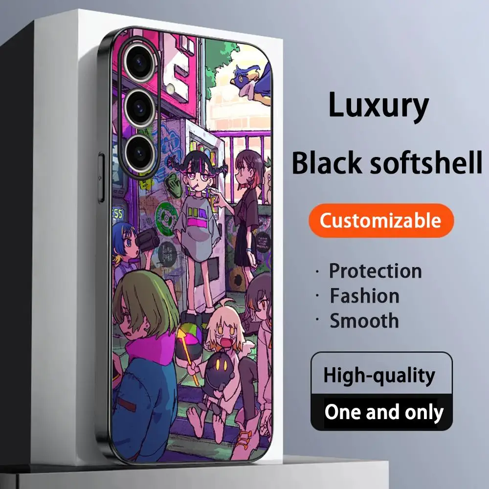 Zutomayo japan singer poster pattern Phone Case For Samsung Galaxy S26 S25 S24 S23 S22 S21 Plus Ultra Note20 Soft Black