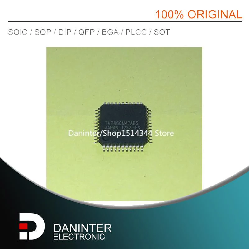 TMP86CM47 CM47AES TMP86CM47AES Imported original  TQFP44  3Pcs/LOT