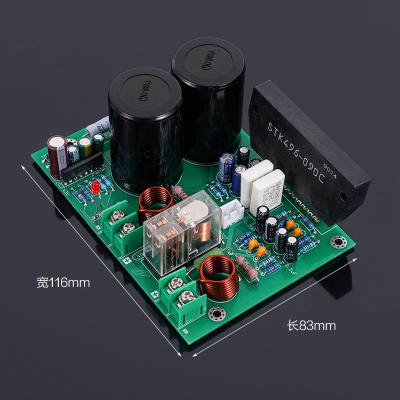 Latest Arrival 200W Low Distortion Sanyo STK High Power Sound Thick Film STK496-090 Power Amplifier Board 100W 6Ω