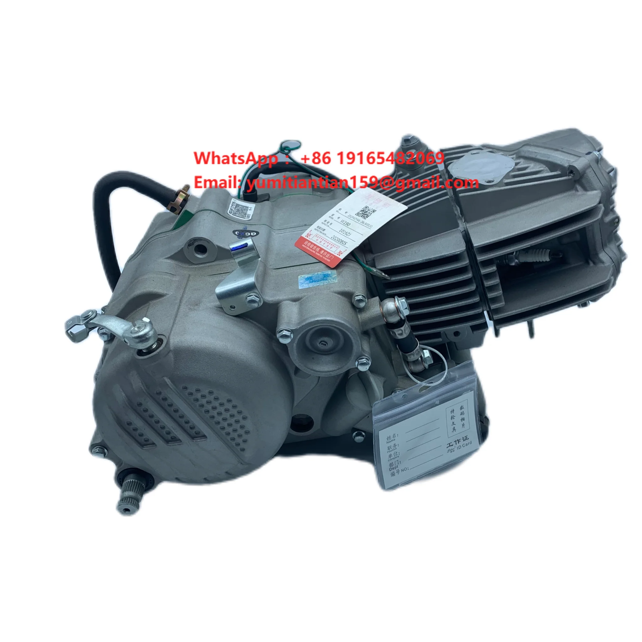 W190 Zongshen Dirt Bike 190cc Engine 5 Gearshift Motorcycle Bike Engine Assembly  for KTM Racing