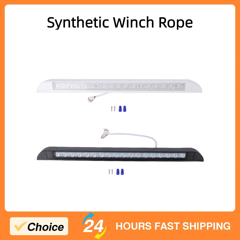 

20" RV LED Awning Porch Light for Truck Trailer Camping Car 6000K Cool Down Angle Flood Beam Utility Light Fixture RV Interior