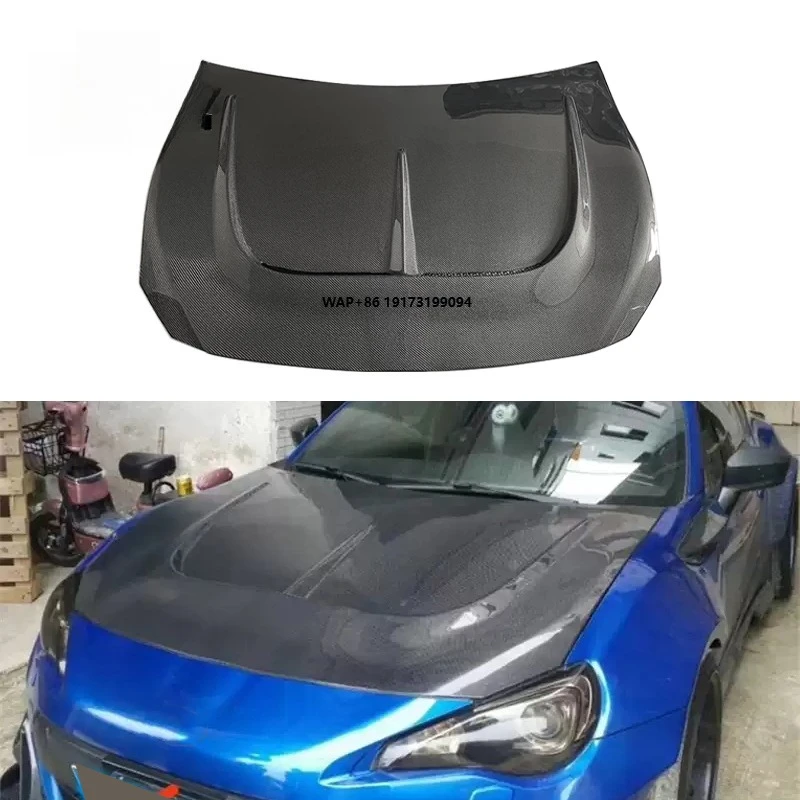 

Carbon Fiber Hood for GT86 Brz Engine Bonnet with Air Vent 2013+ Body Kit Car Auto Parts