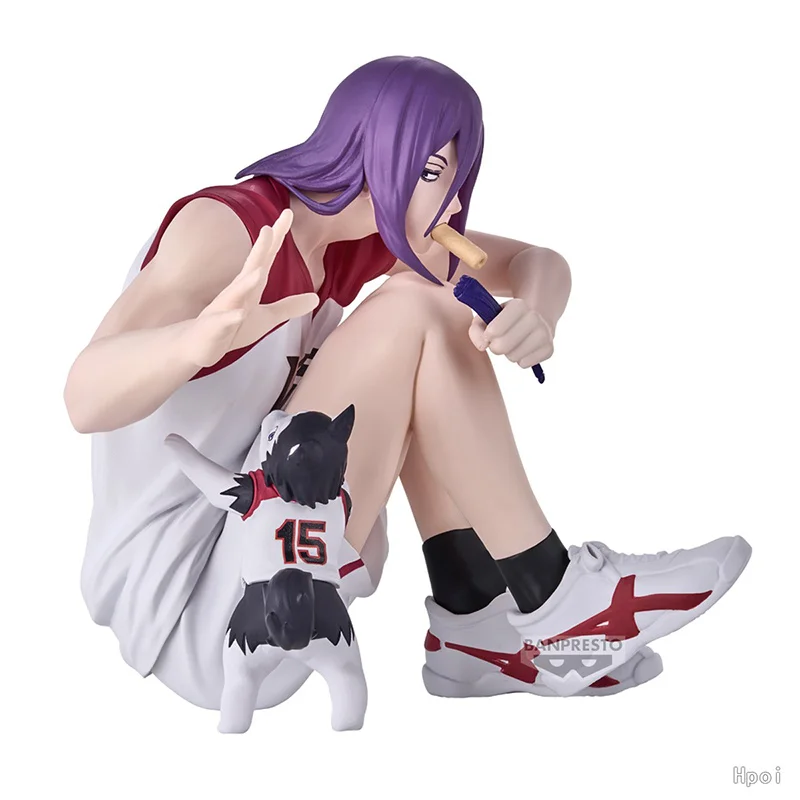 Bandai banpresto kuroko basquete último jogo murasakibara atsushi 10cm anime original figura de ação modelo brinquedo presente coleção