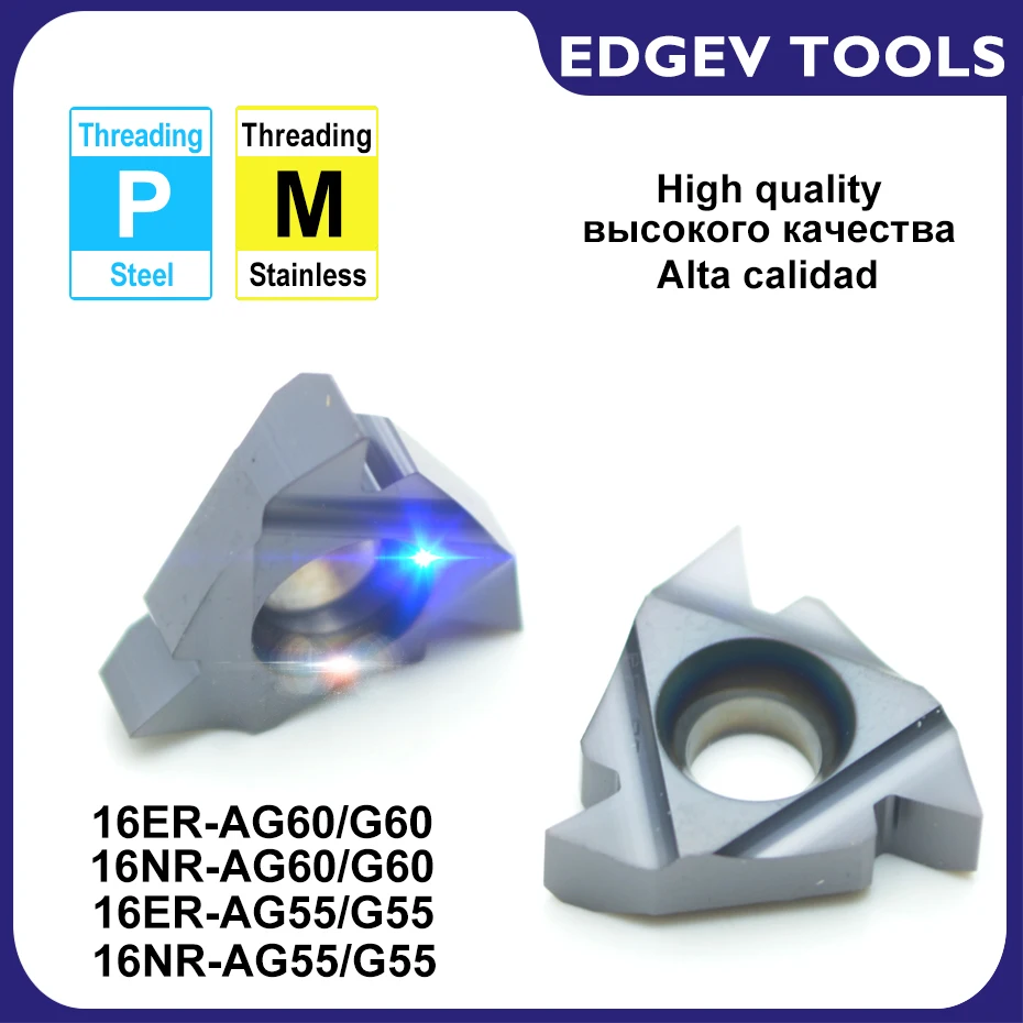 16ER 16IR AG60 AG55 16ERAG60 16IRAG55 16NR G55 G60 Carbide Insert Threaded Turning Tool CNC Lathe Stainless Steel Cutter