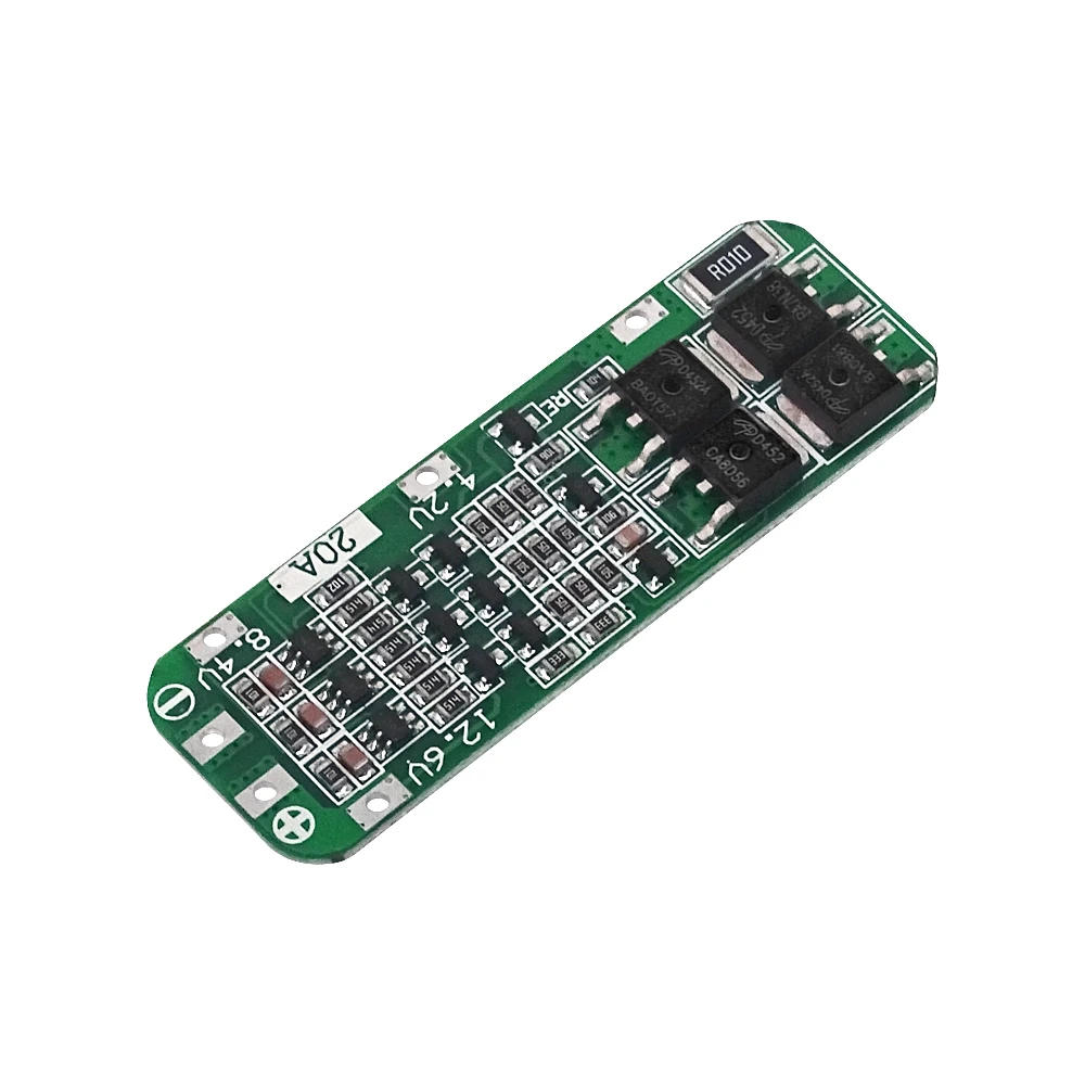 LAUBEI 3S 20A Baterai Lithium Li-ion 18650 Pengisi Daya PCB BMS Papan Perlindungan untuk Motor Bor 12.6V Modul Sel Lipo