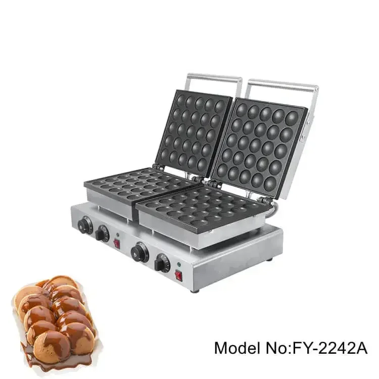 High Quality Professional Commercial Automatic Muffin Making Machine Round-Shape Mini Dutch Pancake Machine