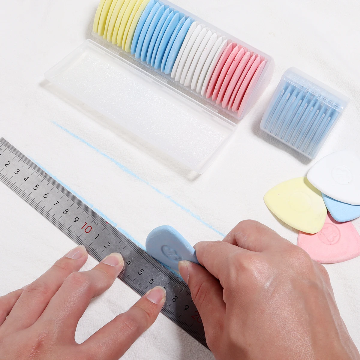 6-30 peças de giz colorido par - Tailor Chalk Marker avaliação e preço