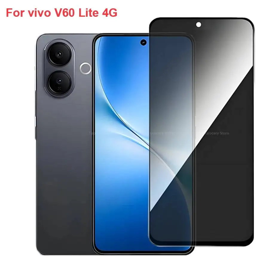 

Vivo V60 Anti Spy Privacy Tempered Glass Screen Protector Compatible For Vivov60 Lite 4G Phone Film