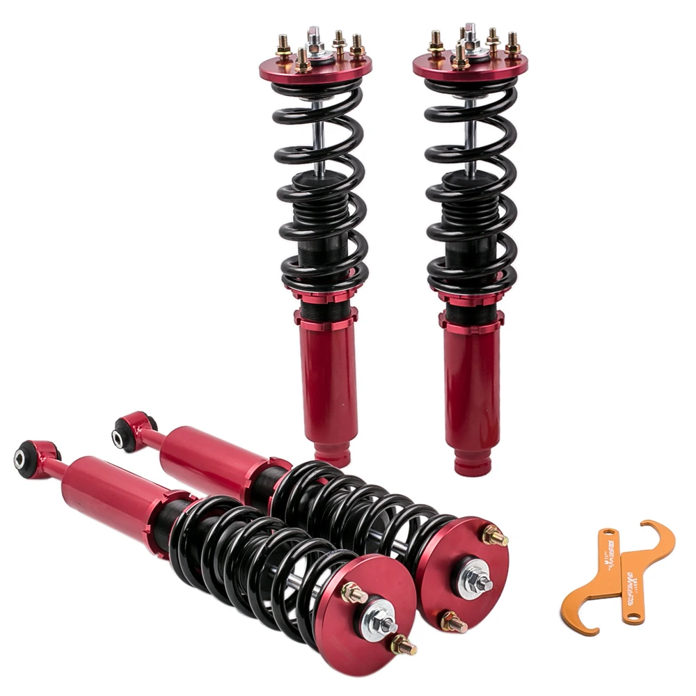 Complete Suspension Shocks Struts Coilovers For Honda Accord 03-07 Adjustable Coilover Suspension Shock Struts