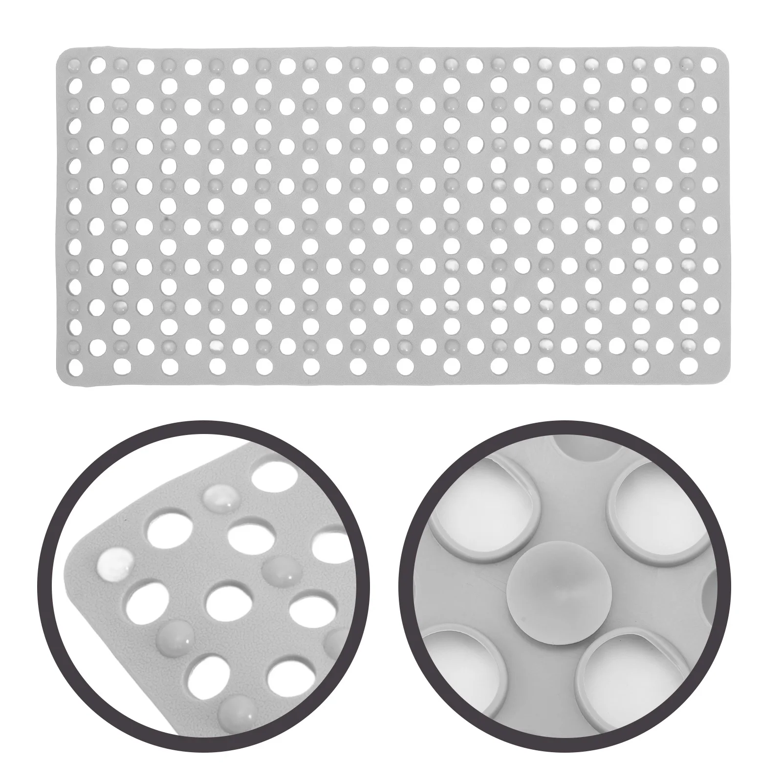 

Anti-Slip Foot Cushion PVC Non-Skid Bathroom Floor Mat Durable Shower Pad Tub Mat Safe Stable Reusable Foot Pad for Bathroom