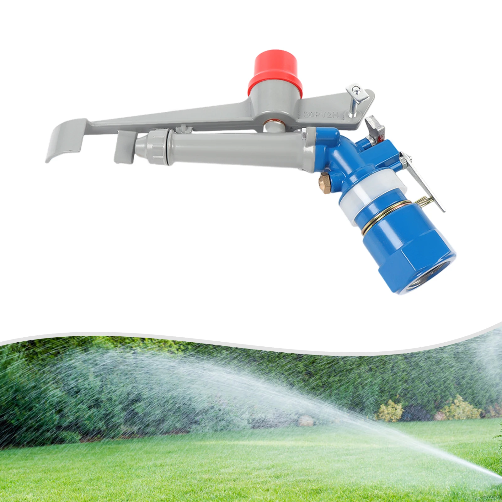 

Инструмент для распыления орошения, спринклерный пистолет 360° ° Регулируемая площадь удара Водный сад