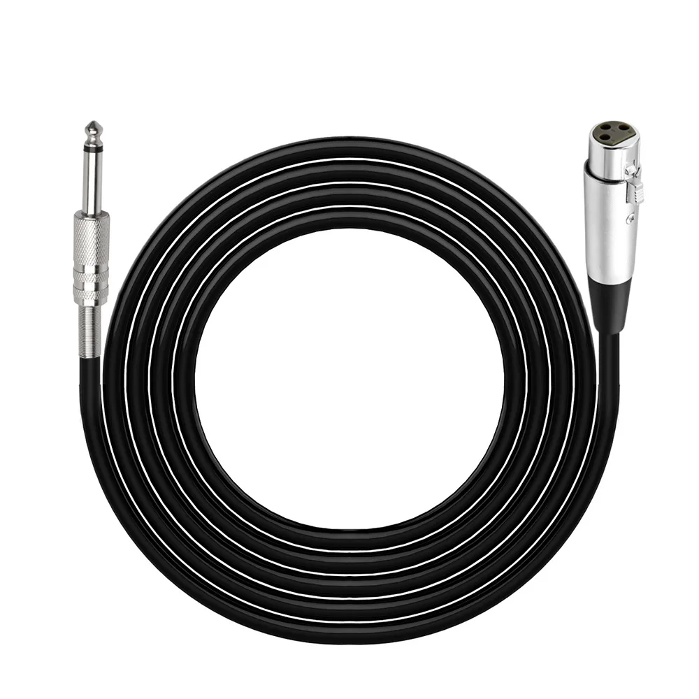 1/4''Jack 6.5mm Male To XLR Female Microphone Cable 4.5 Meters Mic Cord XLR Audio Cable