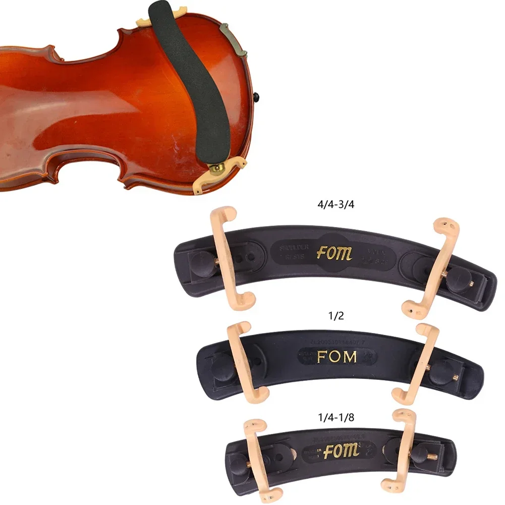 Violin Shoulder Rest Padded Fiddle Soft Cotton Sponge Cushion Adjustable Support For 1/8 1/4 3/4 4/4 Violins Accessories