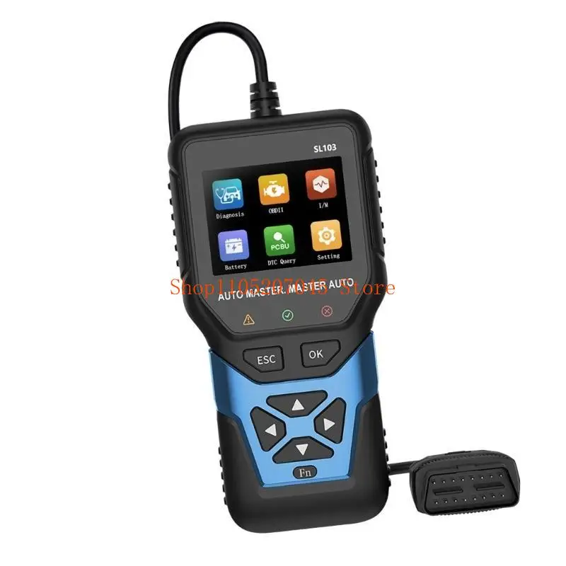 37cd Professional OBD2 Scanner For Vehicles Multiple System Diagnostic Tool With Real Time Data Stream And Fault Code Reset