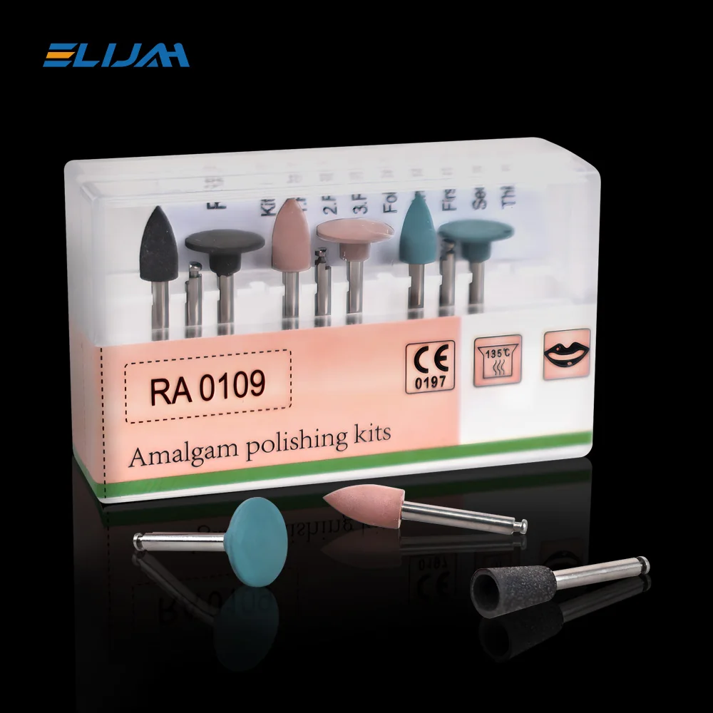 RA0109 Dental Amalgam zestawy do polerowania Denspay Dental Silver Amalgam naprawa zestaw do polerowania żywica porcelana zestaw do polerowania