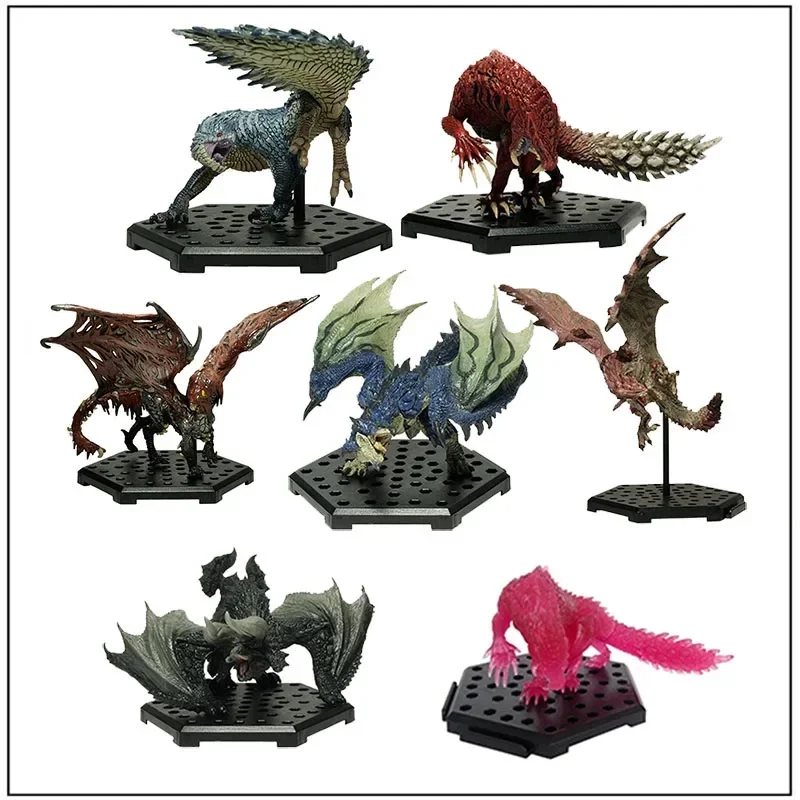 Monster Hunter World RISE Anime Figure EX CASHAPON PVC Model Dragon Action Figure Japanese Genuine Kids Toy Gifts