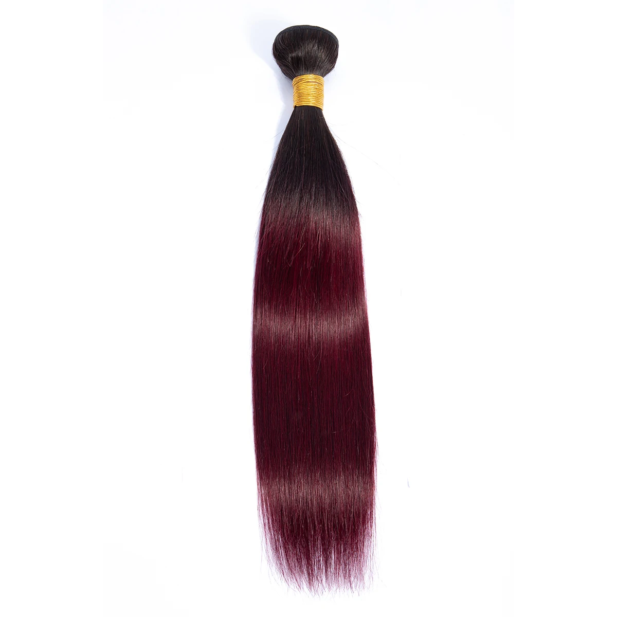 T1B/99J Body Wave Human Hair Bundles Remy Straight Hair Bundles Human Hair Weave Omber Burgundy Hair Extension HairUGo 10A Grade