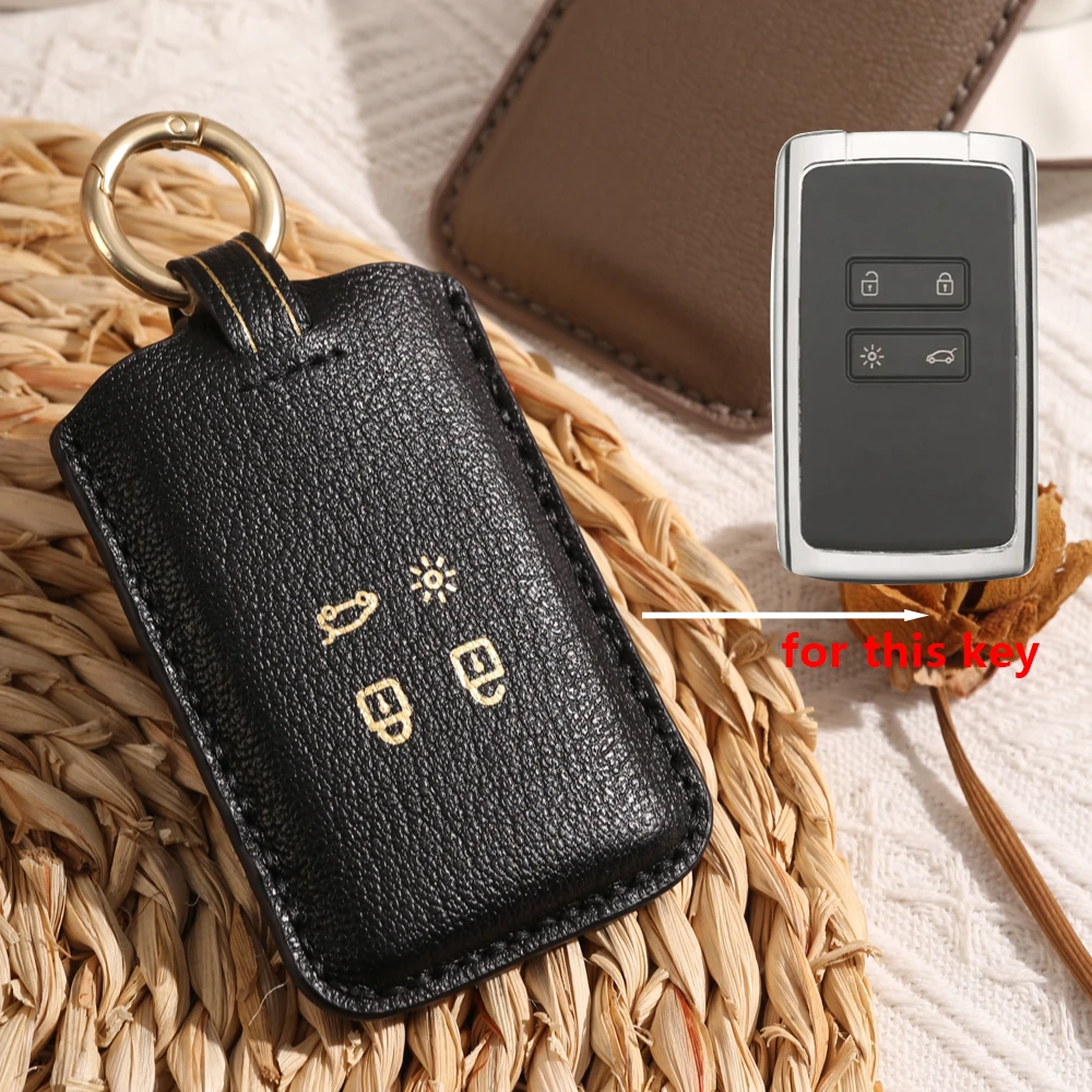 Car Key Case Cover for Renault Megane Espace Kadjar Talisman Captur Koleos Arkana Clio Grand Scenic Sandero for Renault-Samsung