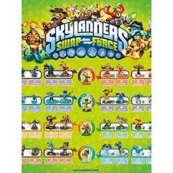 Consola de juegos Skylander Swap Force, tarjetas de Chips, Colección Spyro Dragon, imaginación, regalos para niños, 1-28