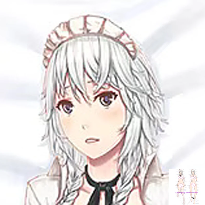 

Dakimakura Anime Pillow Cover Sakuya Izayoi Double Sided Print Life-size Body Decoration