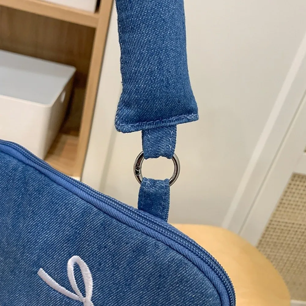 Modern Fashion Computer Bag Bowknot Embroidered 14 Inches Laptop Sleeve Shockproof Soft Laptop Bag Travel