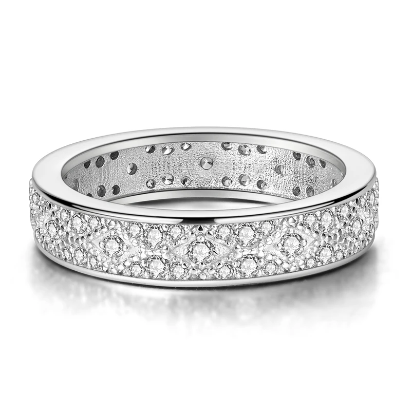 

Original 925 Sterling Silver Vintage Pattern Ring For Women Girls Jewelry Birthday Anniversary Gifts