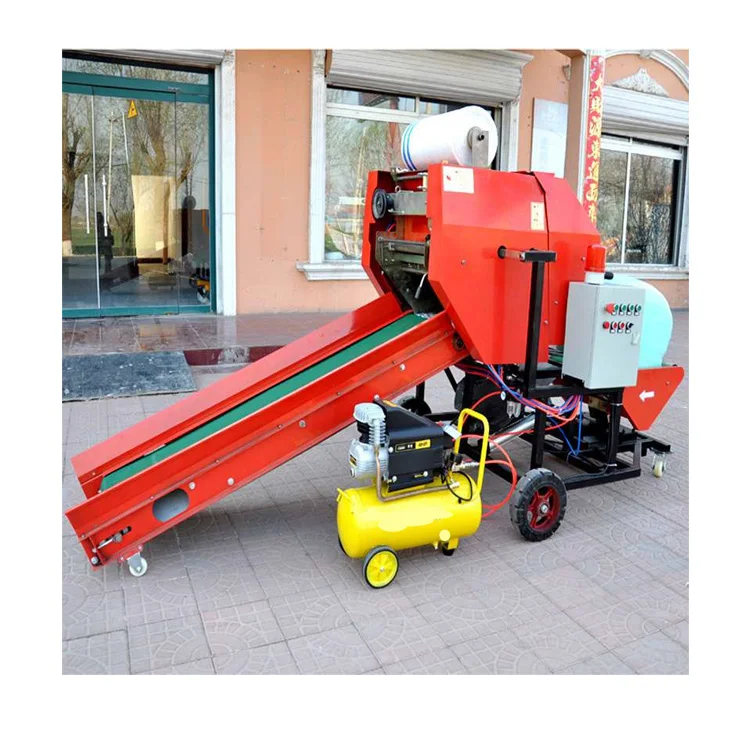 Automatic Silage Baling Machine Mini Corn Silage Baler Machine Silage Making Corn Straw Baler Machine
