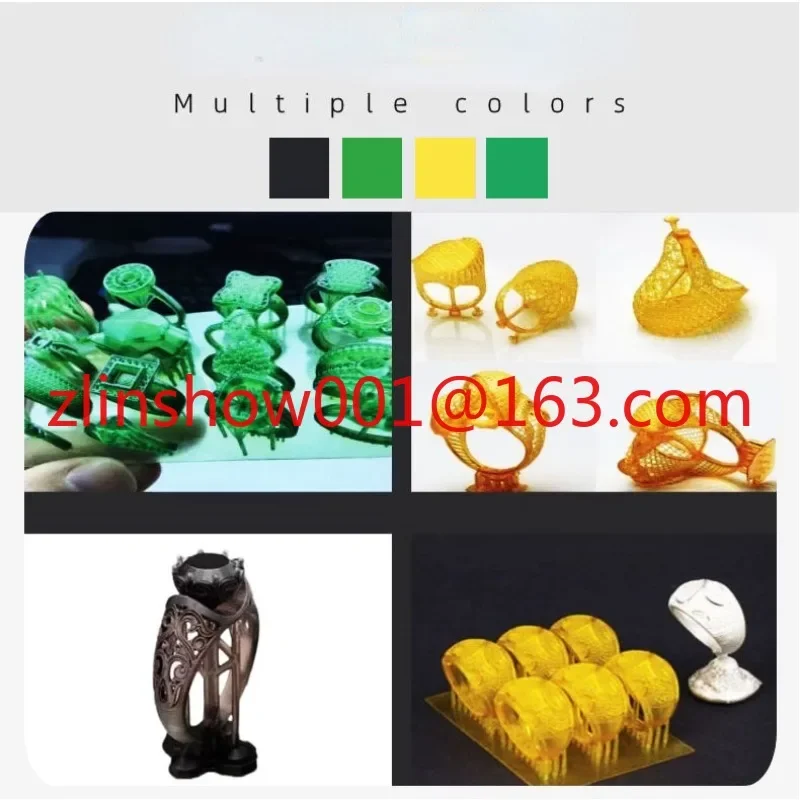 High Wax Black 500g/1000g DLP/LCD Printing 3d Printer UV Castable Resins for Jewelry Casting