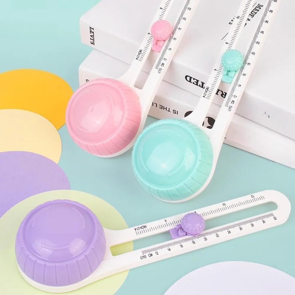 1pc taglierina circolare per carta scrapbook carte taglierina a forma di cerchio coltello da taglio rotondo fai da te taglierina circolare rotante a 360 gradi