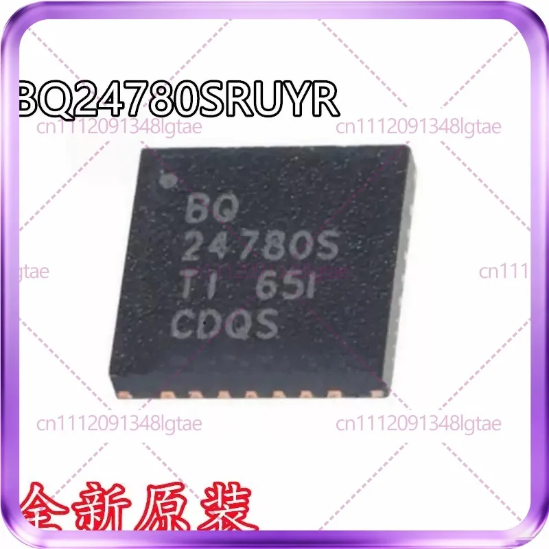 20pcs BQ24780SRUYR silk screen BQ24780S new original, packaged WQFN28 battery management chip IC