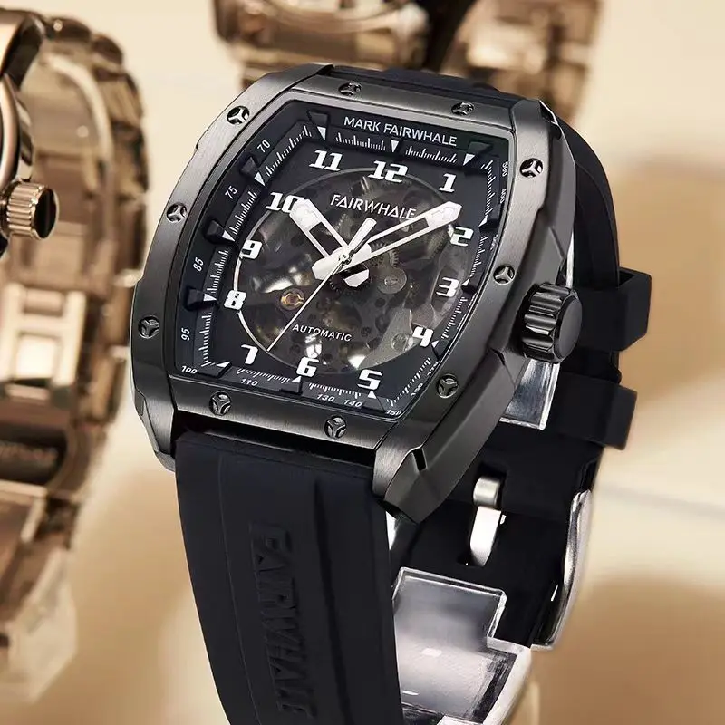 

Mark Fairwhale 6450 Fashion Sports Fully Automatic Movement Men's Watch Waterproof Luminous Mechanical Automatic Watch Men Часы