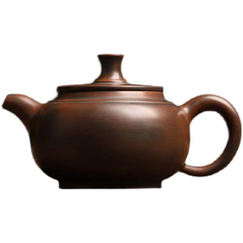 Chinese Classic Handmade Raw Ore Qinzhou Guxing Pottery Teapot Small Capacity Kung Fu Tea Single Teapot Optical Device