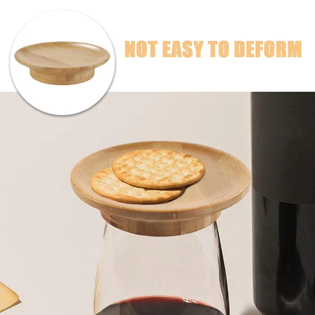 

1pcs Bamboo Glass Cover Drinking Glass Lid for Glasses Non-fading Universal Beverage Cover Suitable Outdoor Kitchen