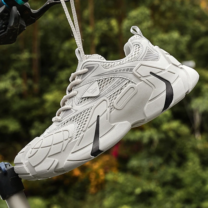 

Лето 2025 г., новый стиль, дышащая мужская обувь с сеткой, противоскользящая и износостойкая спортивная обувь для отдыха на открытом воздухе