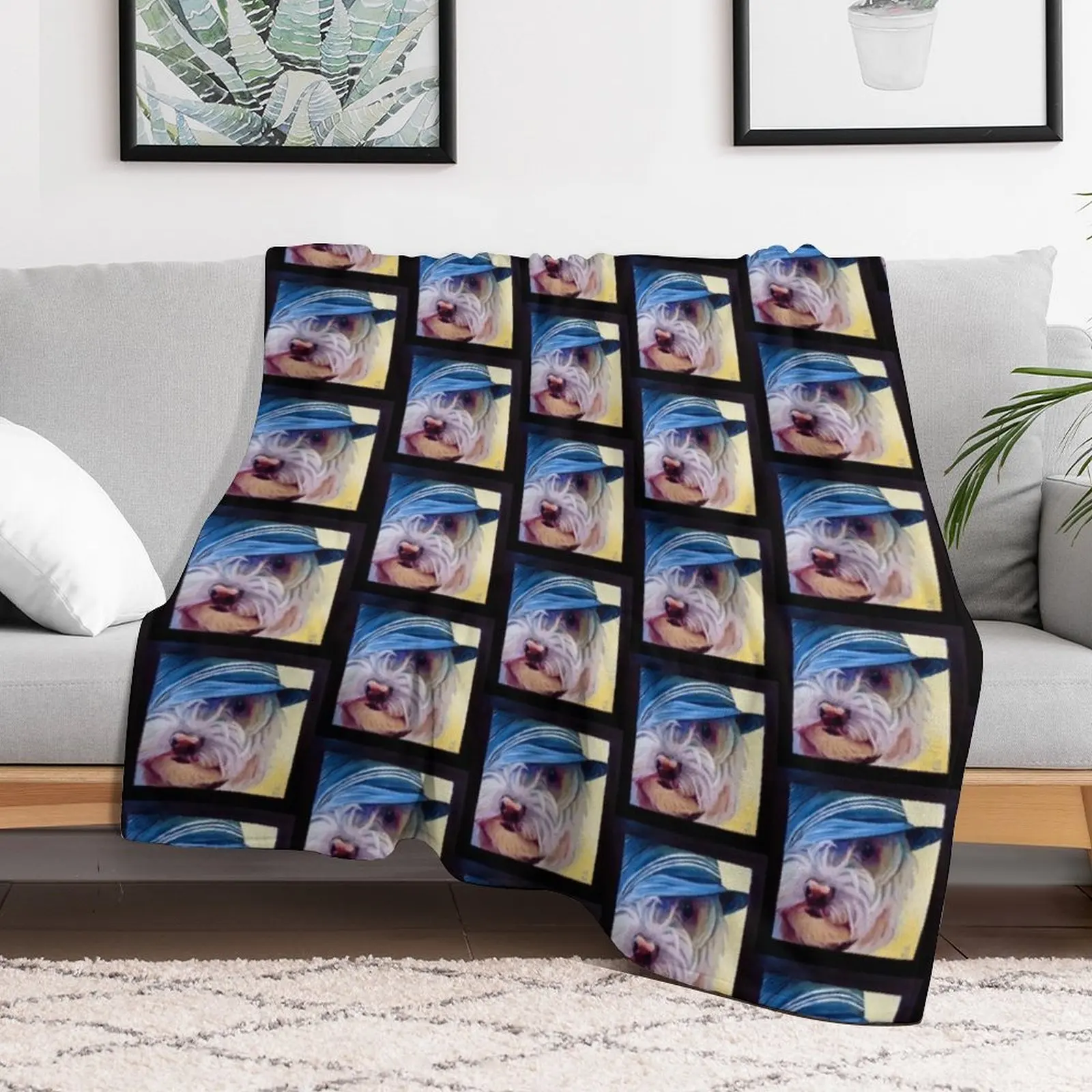 Jazzy Pup Throw Blanket Blankets For Baby Fashion Sofas Blankets