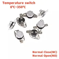 Termostato bimetálico KSD301, interruptor de temperatura, Control térmico, 0C ~ 350C, 75C, 85C, 95C, 105C, 125C, 135C, 145C, 180C, 250C, 300C, 350C