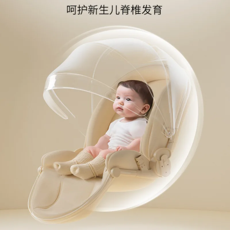 عربة أطفال يمكن جلوسها أو استلقاءها خفيفة الوزن وقابلة للطي ومناسبة لعربة الأطفال ذات المناظر الطبيعية العالية في اتجاهين