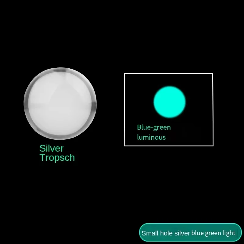 2.3x0.45mm Pip Luminoso Per Seiko scala 12 punti Perla Luminosa Foro Piccolo Lunetta Inserto Notte Perla Blu Verde Anello di Ceramica