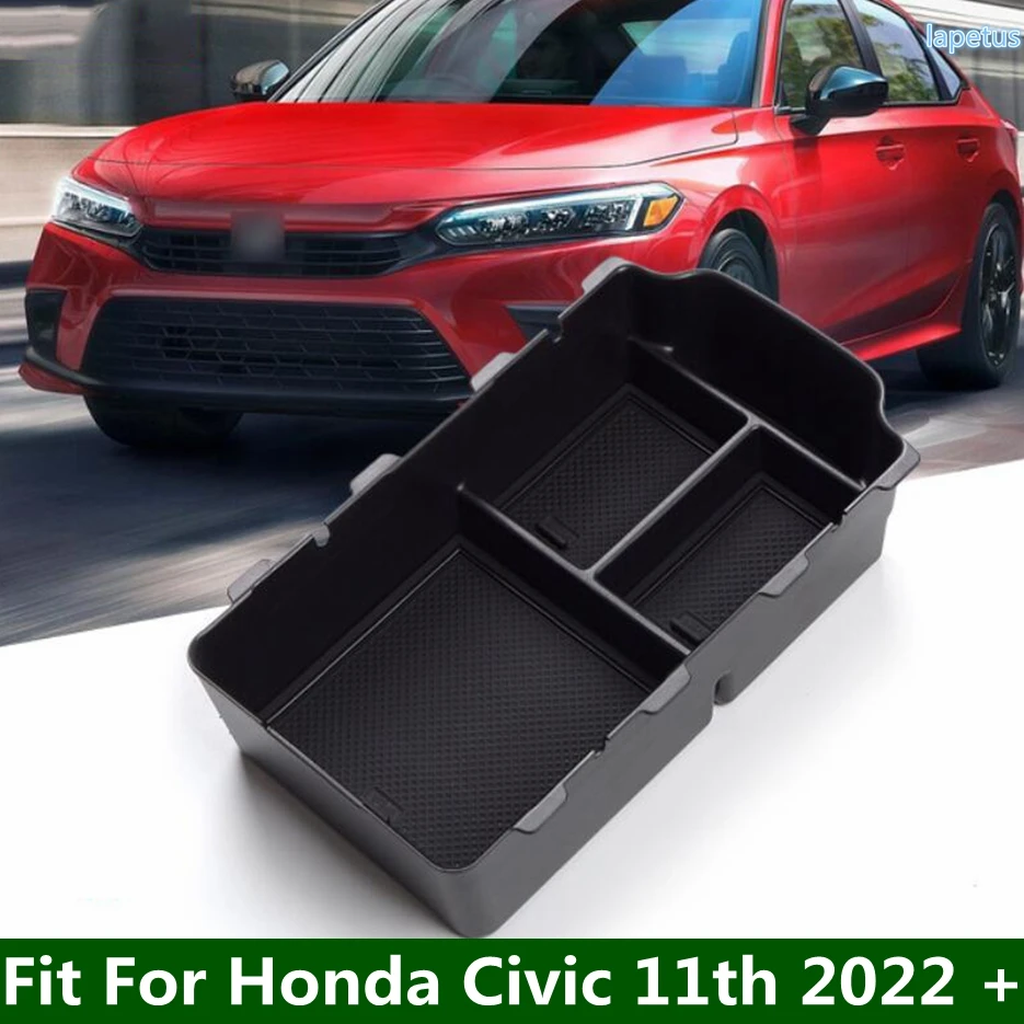 

Plastic Armrest Box Storage Center Console Container Holder Organizer Case Cover For Honda Civic 11th 2022 2023 2024 Accessories