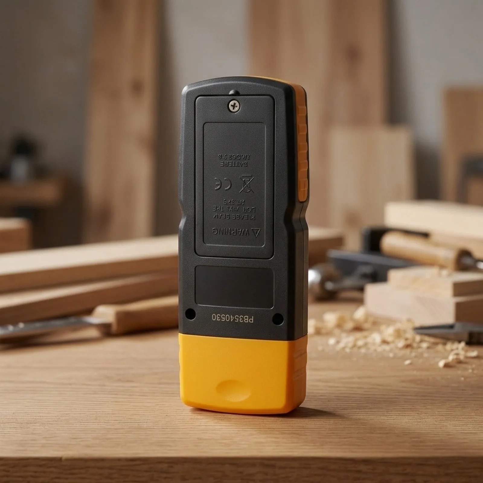 GM605 Moisture Meter for Wood and Paper Featuring Large LCD Display Material Selection and Reading Lock for Field Use